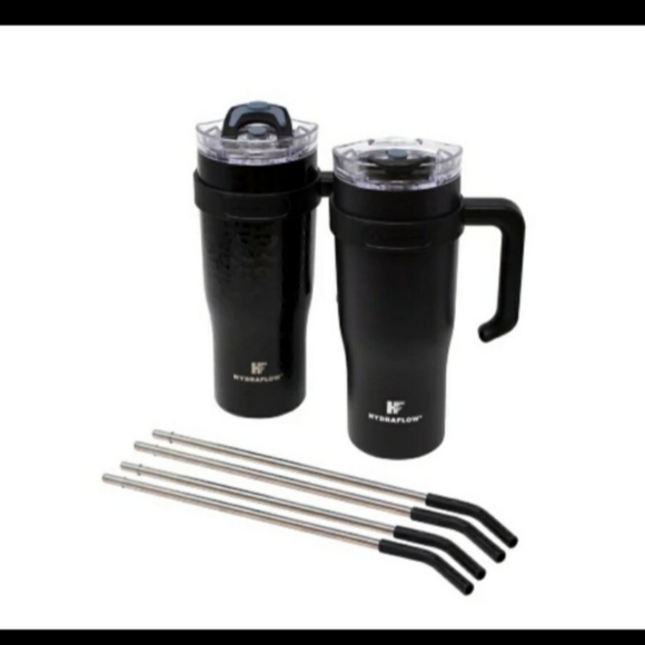 Hydraflow Dining Hydraflow 4ounce Double Wall Stainless Steel